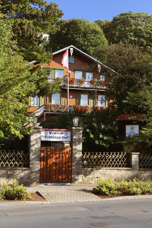 Pension Schweizer Hof แวร์นิกโกโรเดอ ภายนอก รูปภาพ